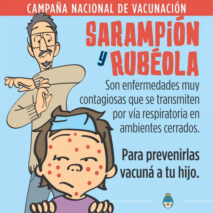 CAMPA&Ntilde;A NACIONAL DE VACUNACI&Oacute;N: SARAMPI&Oacute;N Y RUB&Eacute;OLA