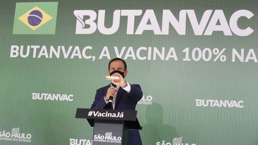 La Butanvac está diseñada para inmunizar contra la variante P1 del Covid-19, la variante encontrada en el estado del Amazonas que disparó una fuerte segunda ola de contagios en ese país.