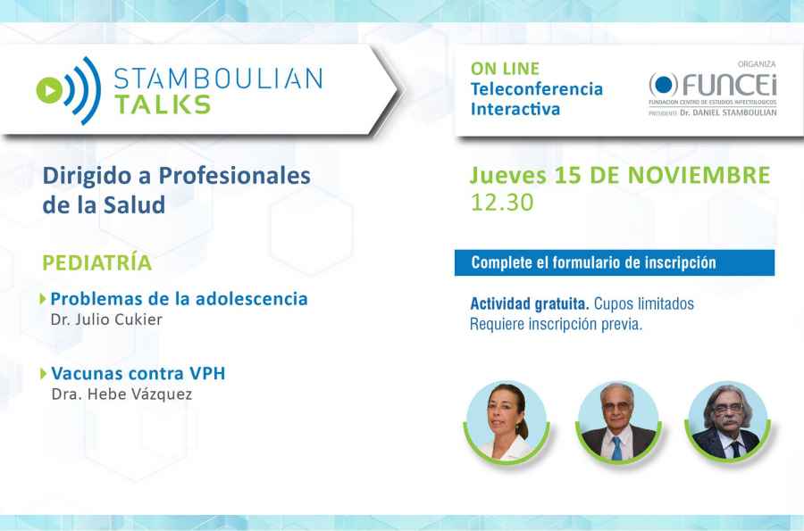 3era JORNADA DE PEDIATR&Iacute;A #StamboulianTalks