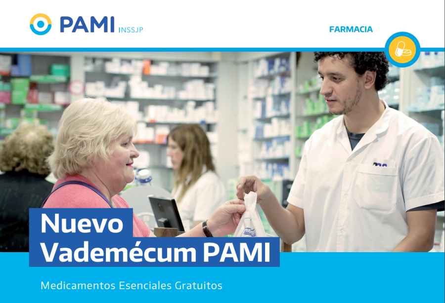 PAMI: Nuevo vademécum de medicamentos esenciales gratuitos