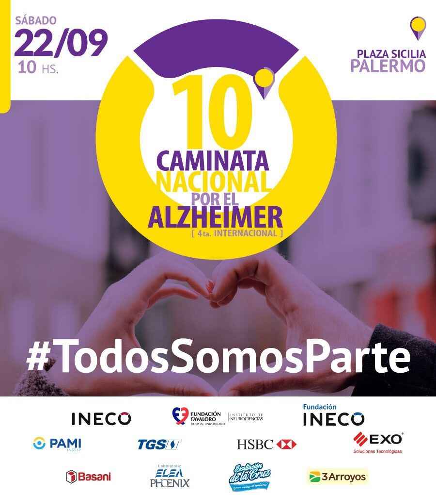Fundación INECO 10° Caminata Nacional por el Alzheimer (4°edición internacional)
