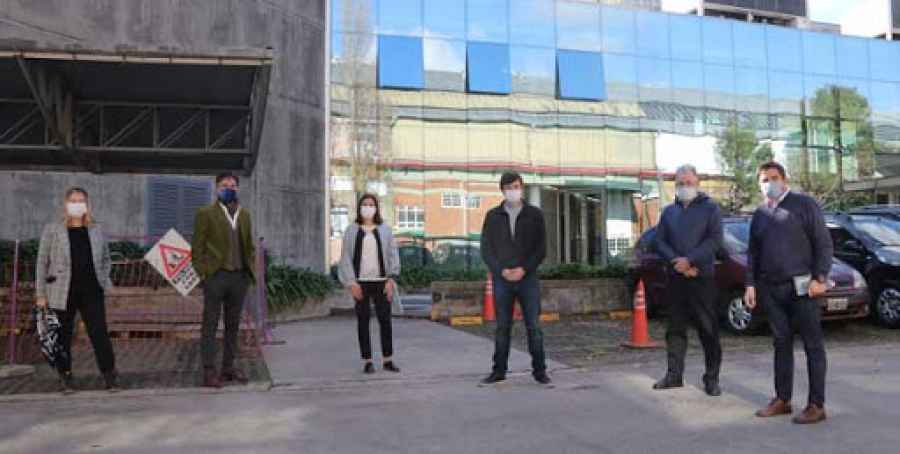 El intendente de Mor&oacute;n, Lucas Ghi, recorri&oacute; el predio ubicado en el Parque Industrial La Cant&aacute;brica que implica una inversi&oacute;n privada de 6 millones de euros. 