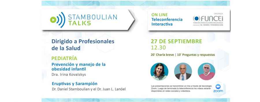 Abierta la inscripci&oacute;n a Primera Jornada de Pediatr&iacute;a de Stamboulian Talks