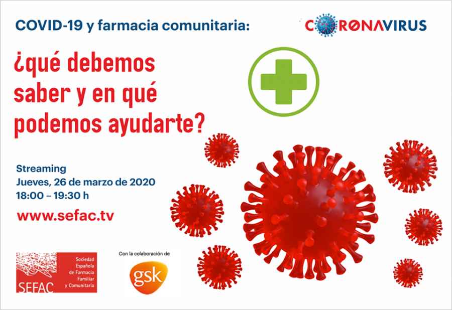 Streaming abierto desde España sobre COVID-19 y Farmacia Comunitaria